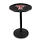 Holland Bar Stool Co 42" Blk Wrinkle Texas Tech Pub Table L214B4228TXTech - alternate 1